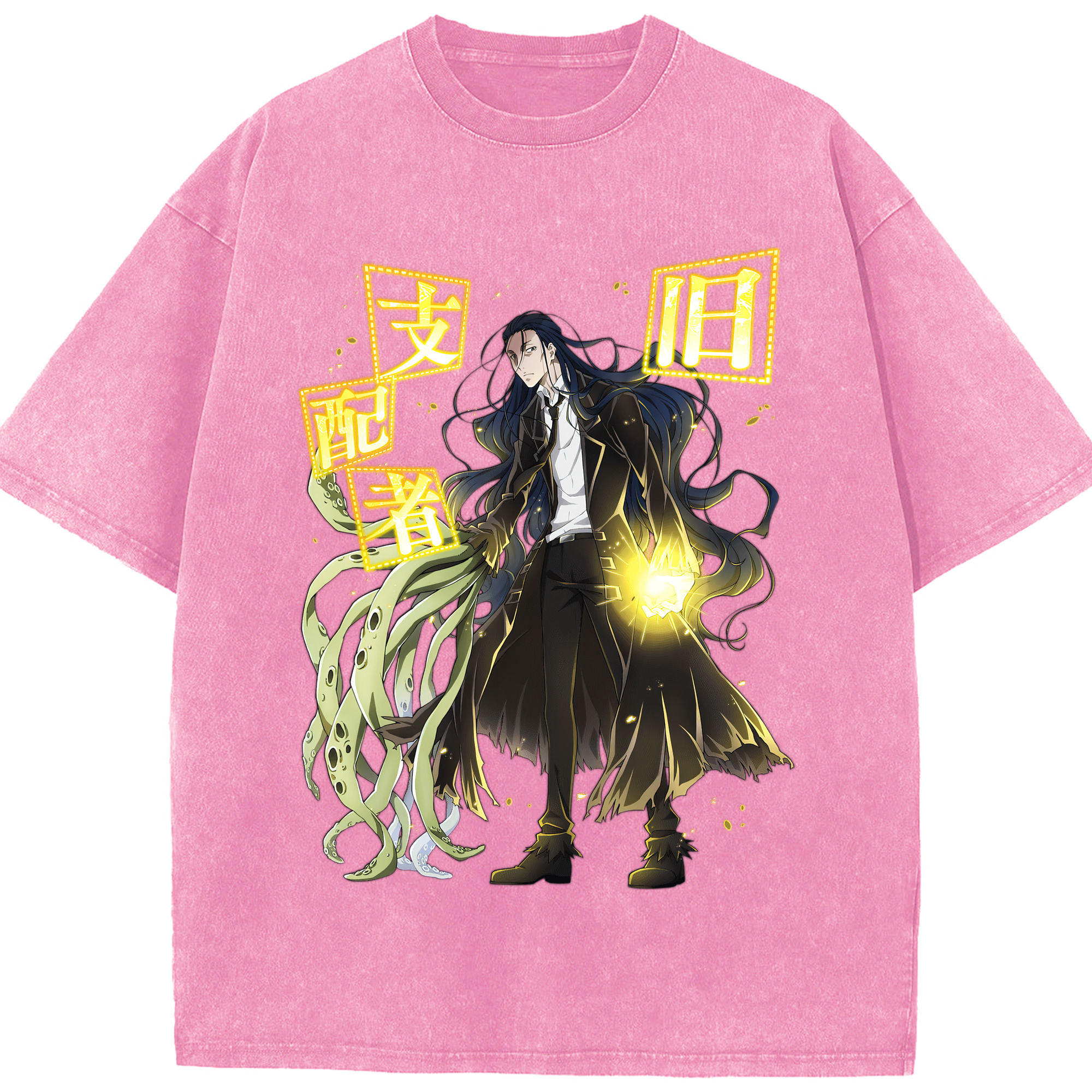 （画像用） 文豪ストレイドッグス Bungo Stray Dogs 綿100% ヴィンテージ風 半袖Tシャツ（フロントプリント）